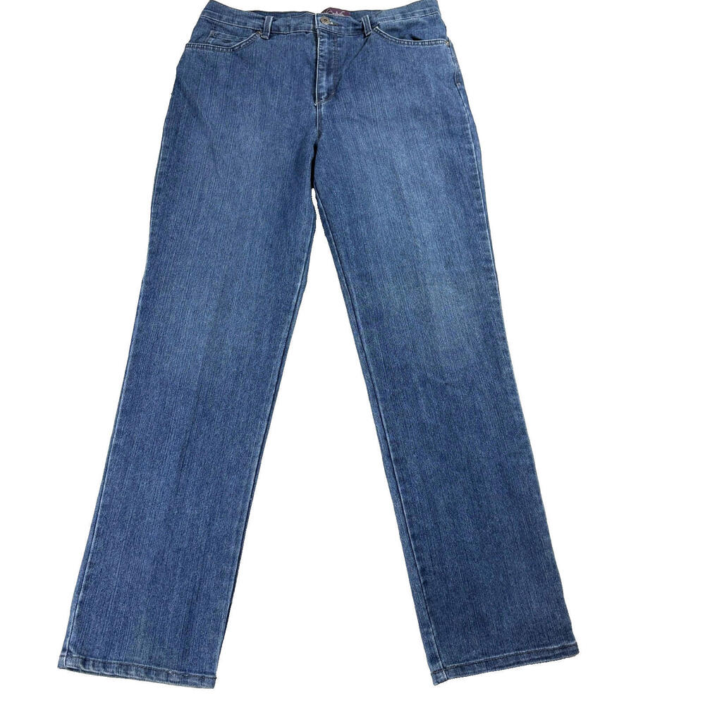 Gloria Vanderbilt Jeans Womens Size 12 Amanda Straight Leg Denim Classic Fit XX